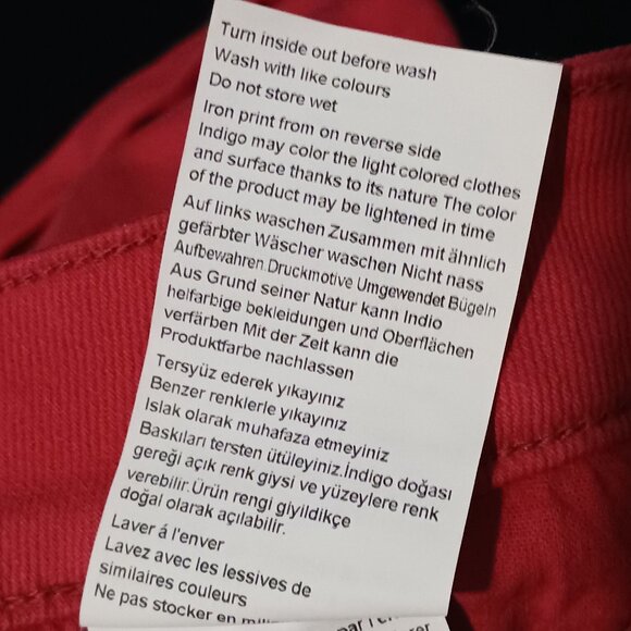 NEW Mavi Sara Mid-Rise 4" Boyfriend Denim Shorts in Brick‎ la Vintage, Size 30 - Picture 9 of 9